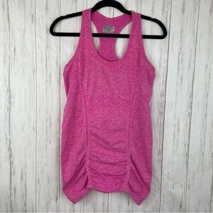 Athleta pink ruched tank Small